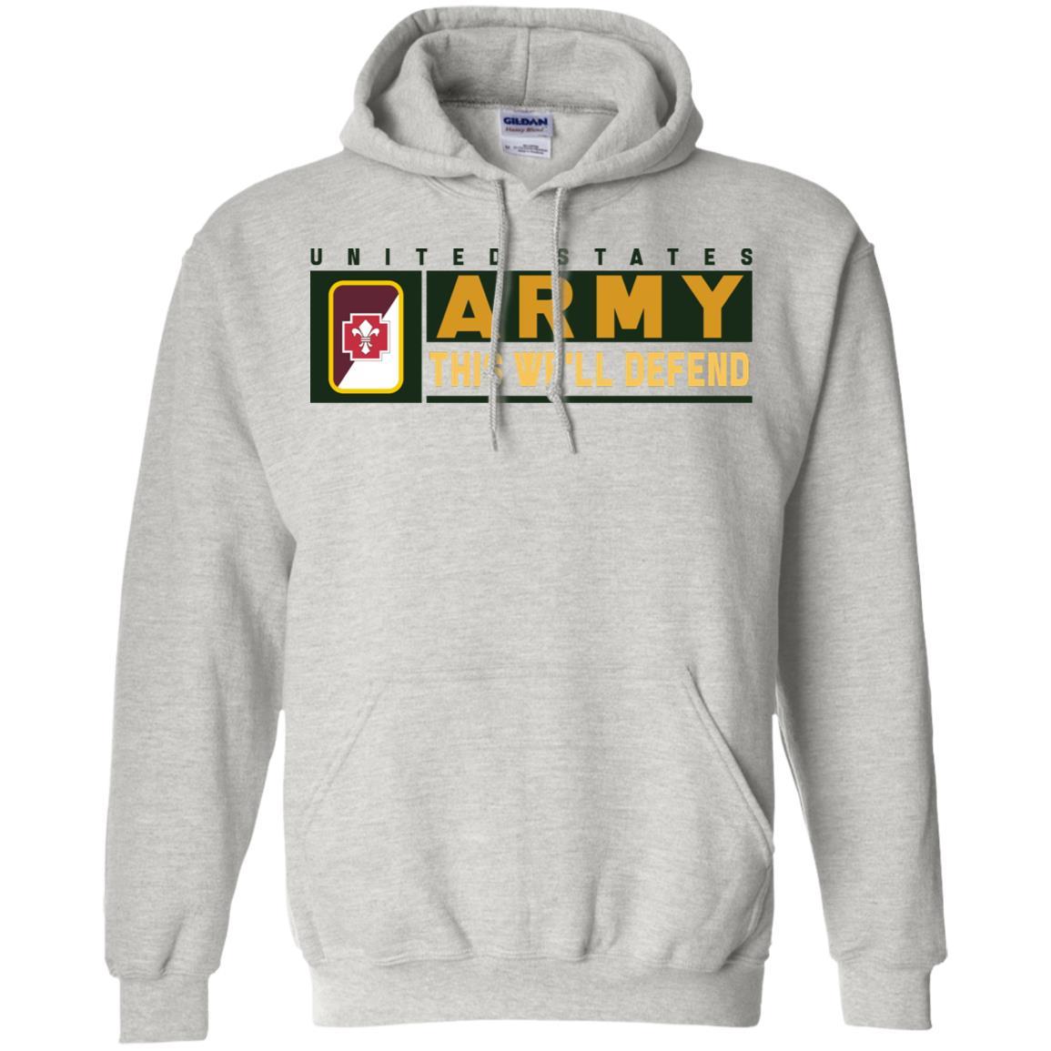 US Army 62ND MEDICAL BRIGADE CSIB- This We'll Defend T-Shirt On Front For Men-TShirt-Army-Veterans Nation