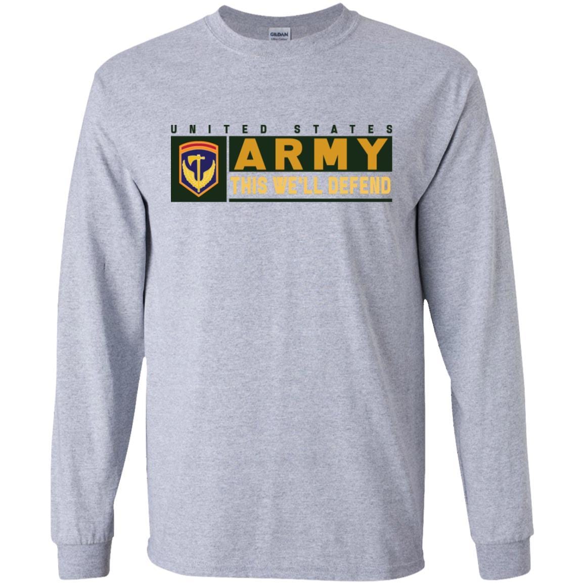 US Army 42ND REGIONAL SUPPORT GROUP- This We'll Defend T-Shirt On Front For Men-TShirt-Army-Veterans Nation