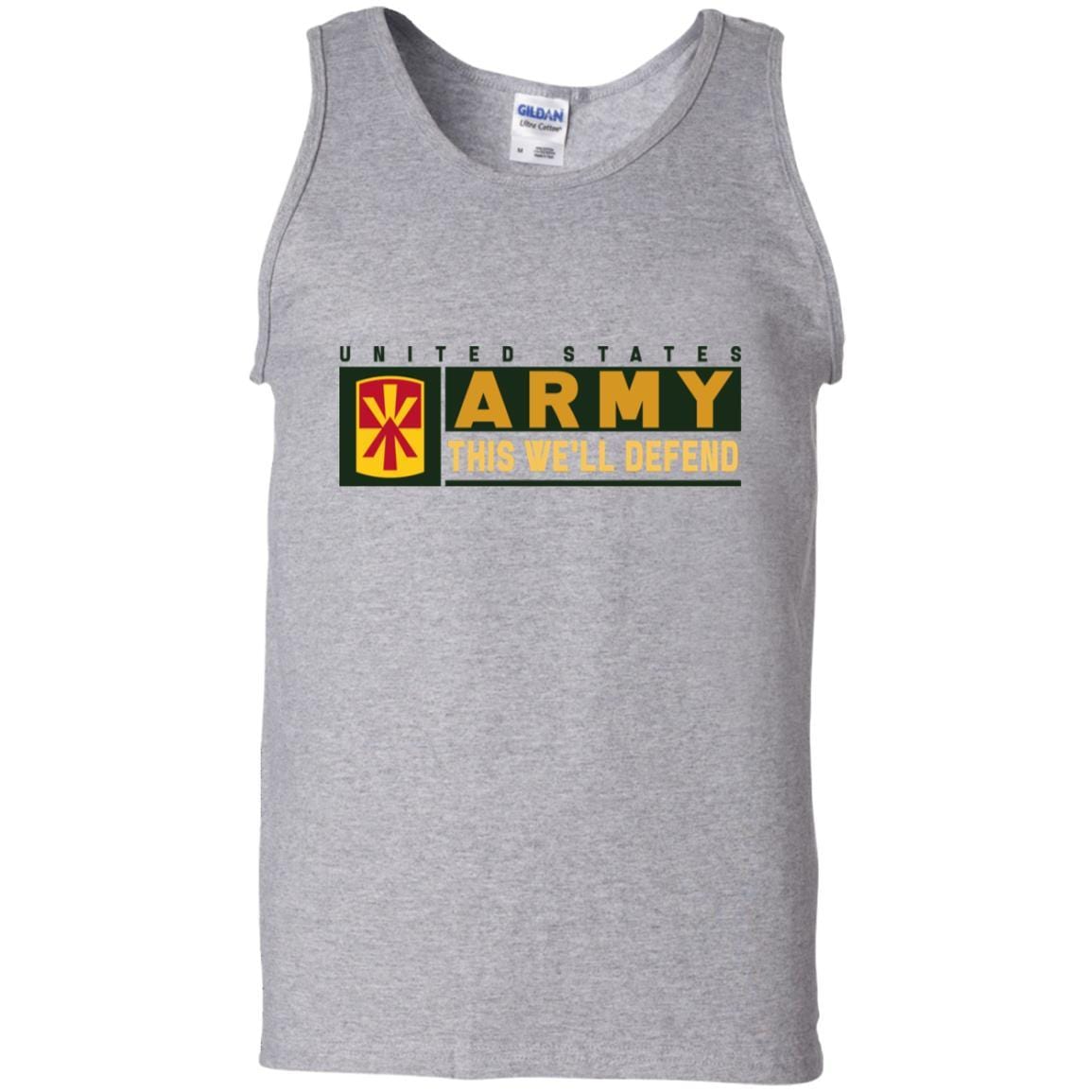 US Army 11TH AIR DEFENSE ARTILLERY BRIGADE- This We'll Defend T-Shirt On Front For Men-TShirt-Army-Veterans Nation