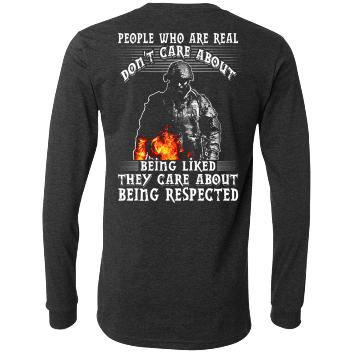 Military T-Shirt "Veteran - They Care About Being Respected"-TShirt-General-Veterans Nation