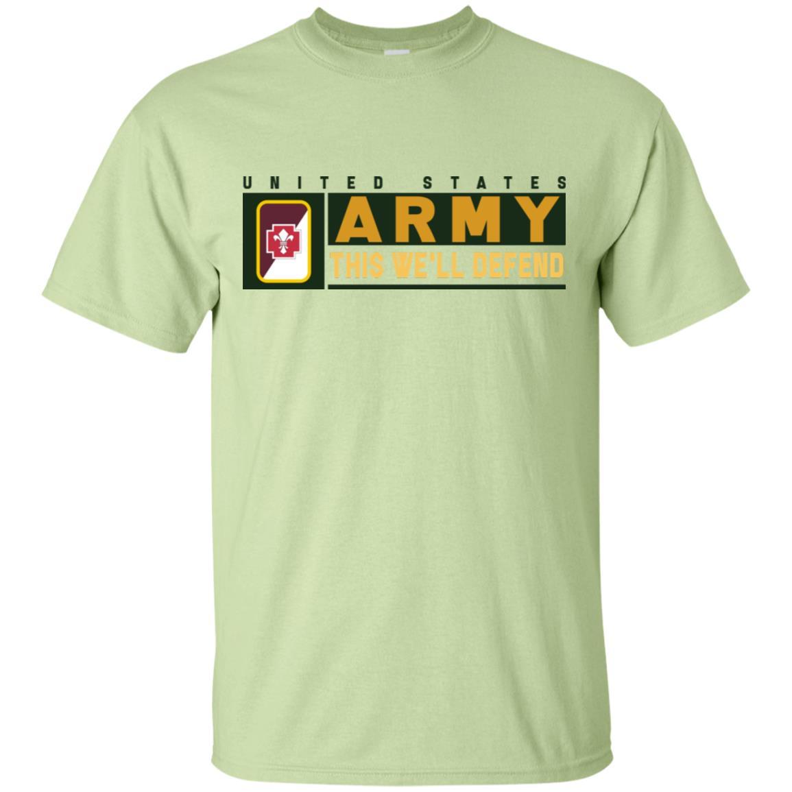 US Army 62ND MEDICAL BRIGADE CSIB- This We'll Defend T-Shirt On Front For Men-TShirt-Army-Veterans Nation