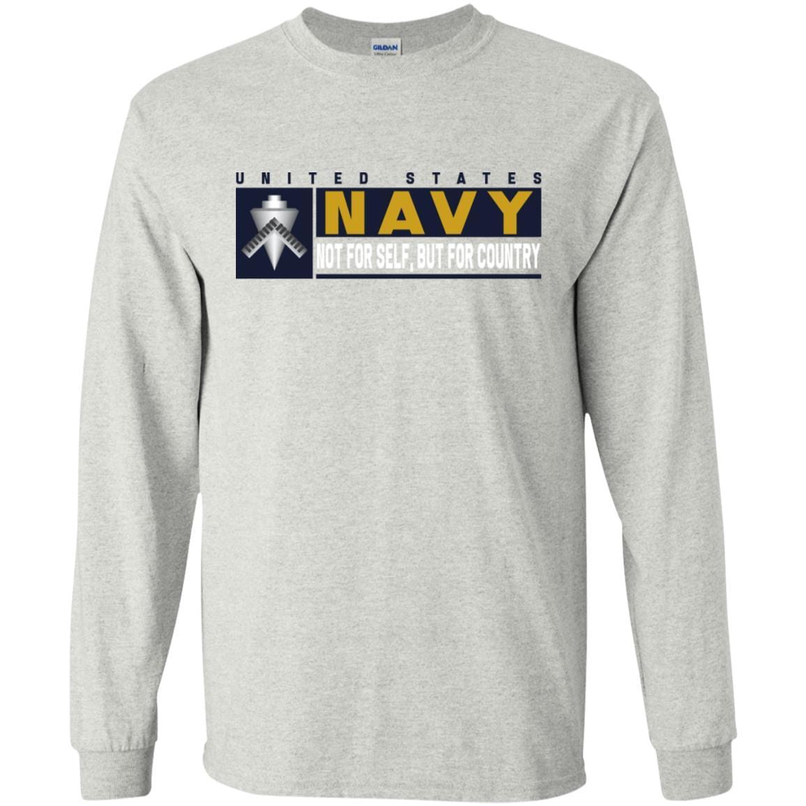U.S Navy Builder Navy BU- Not for self Long Sleeve - Pullover Hoodie-TShirt-Navy-Veterans Nation