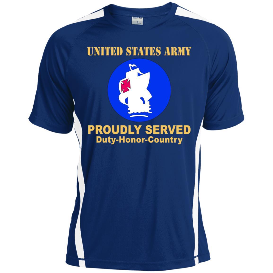US ARMY SOUTH CSIB- Proudly Served T-Shirt On Front For Men-TShirt-Army-Veterans Nation