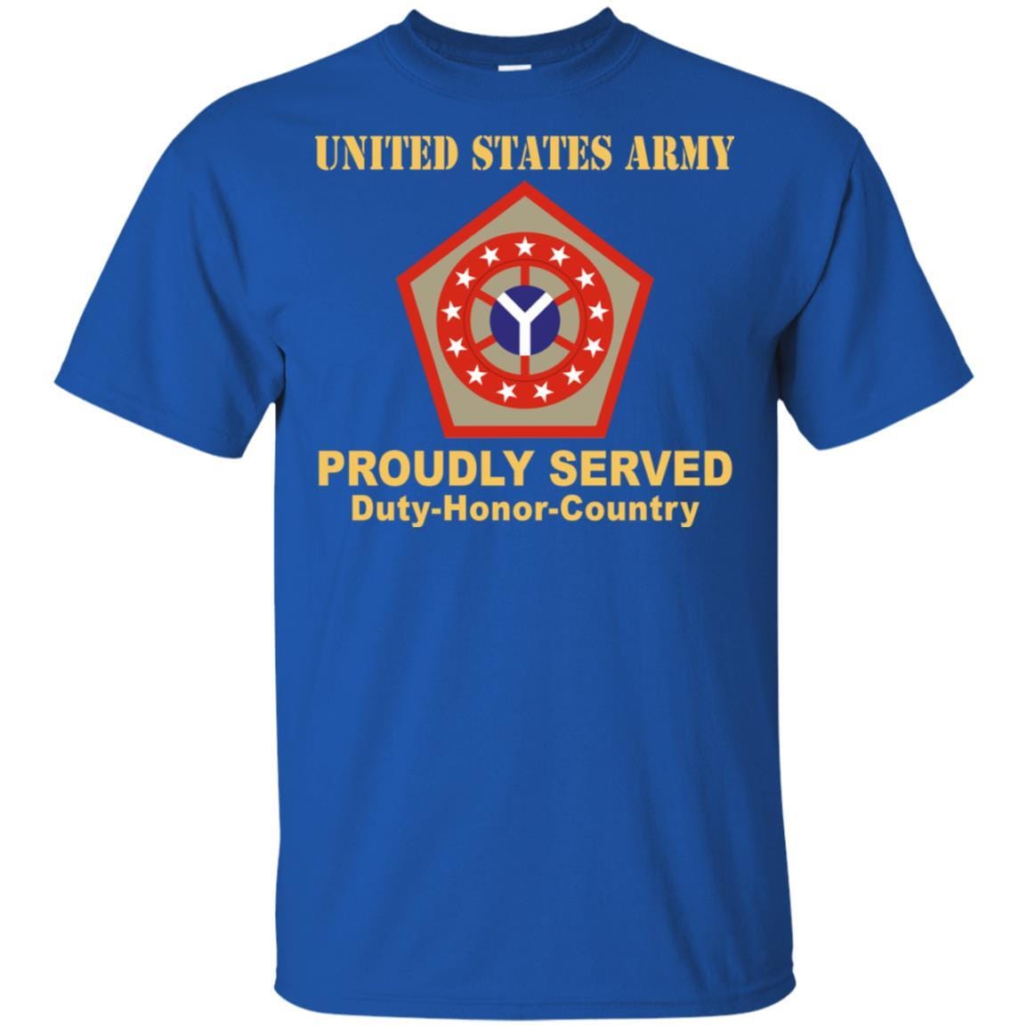 US ARMY 108 SUSTAINMENT BRIGADE - Proudly Served T-Shirt On Front For Men-TShirt-Army-Veterans Nation