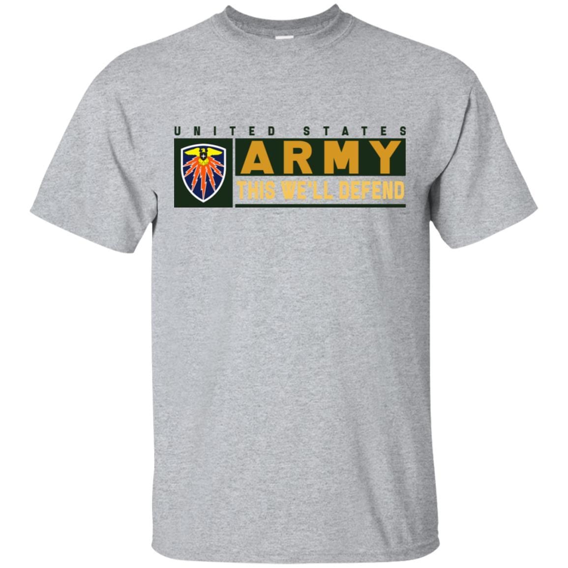 US Army 7TH SIGNAL COMMAND- This We'll Defend T-Shirt On Front For Men-TShirt-Army-Veterans Nation