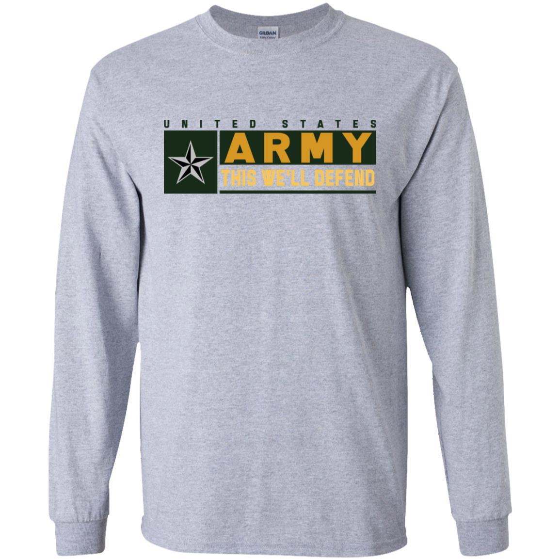 US Army O-7 This We Will Defend T-Shirt On Front For Men-TShirt-Army-Veterans Nation