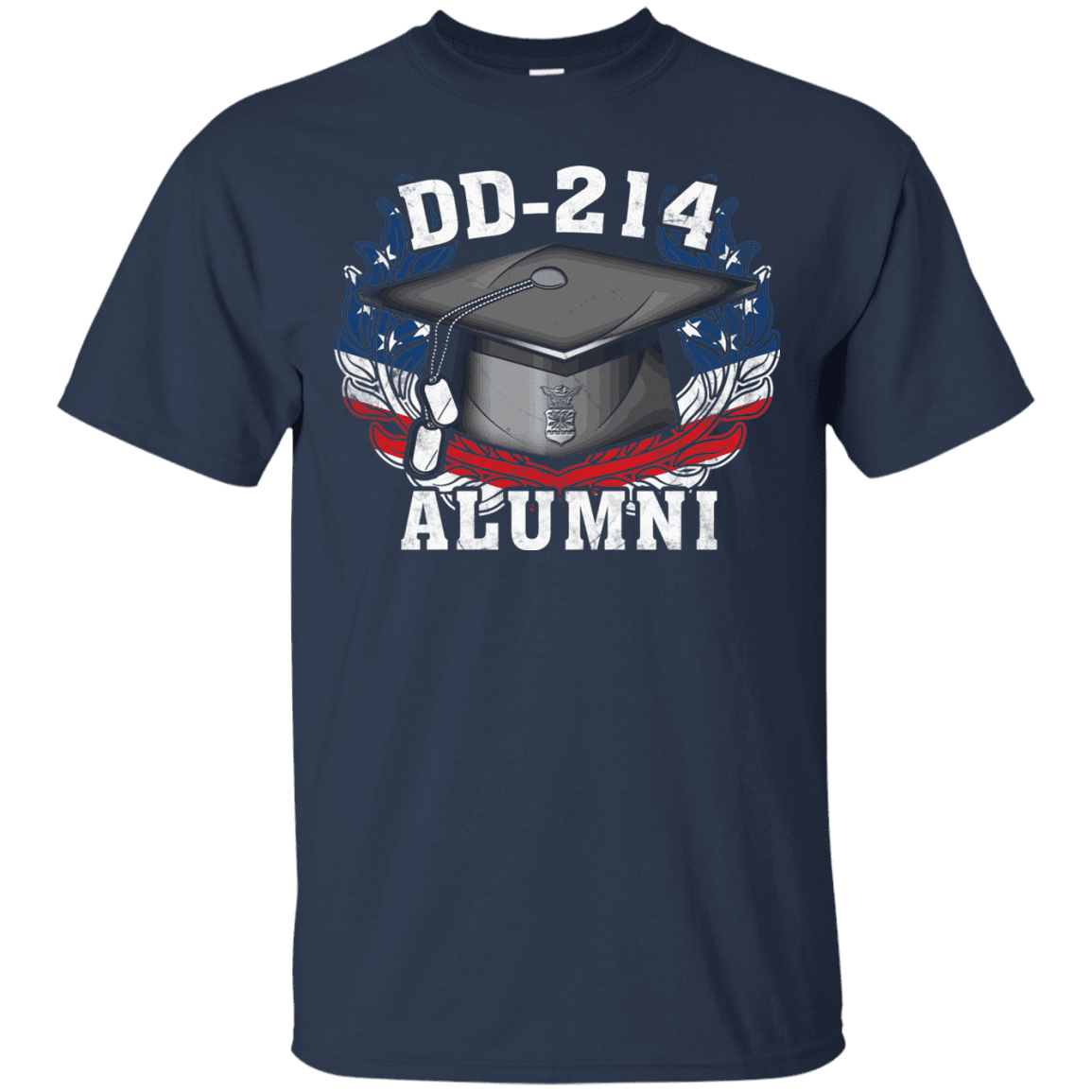 DD 214 Alumni Air Force Veteran Front T Shirts-TShirt-USAF-Veterans Nation