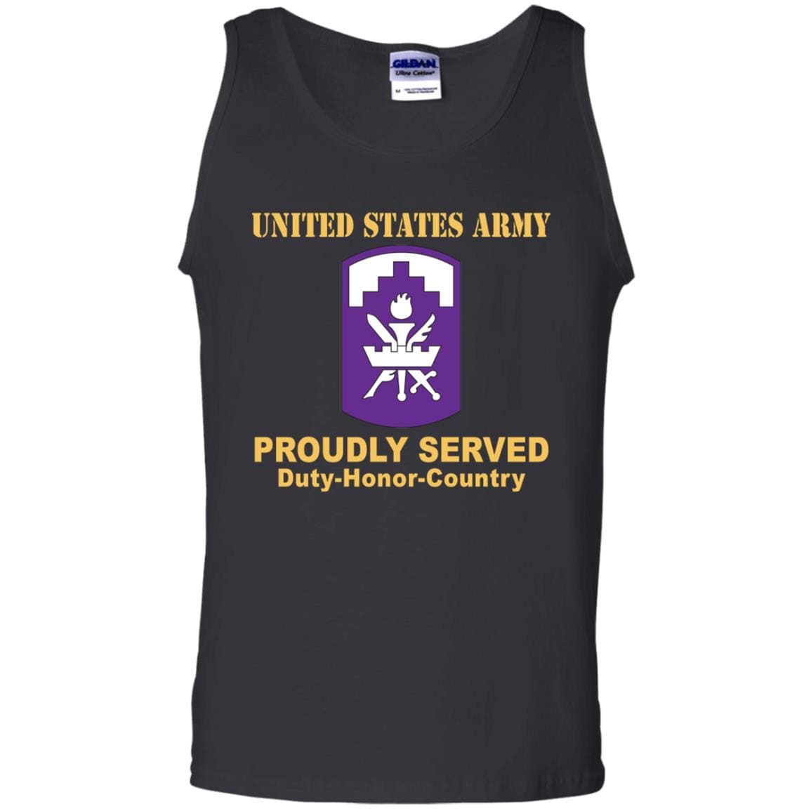US ARMY 353 CIVIL AFFAIRS COMMAND- Proudly Served T-Shirt On Front For Men-TShirt-Army-Veterans Nation