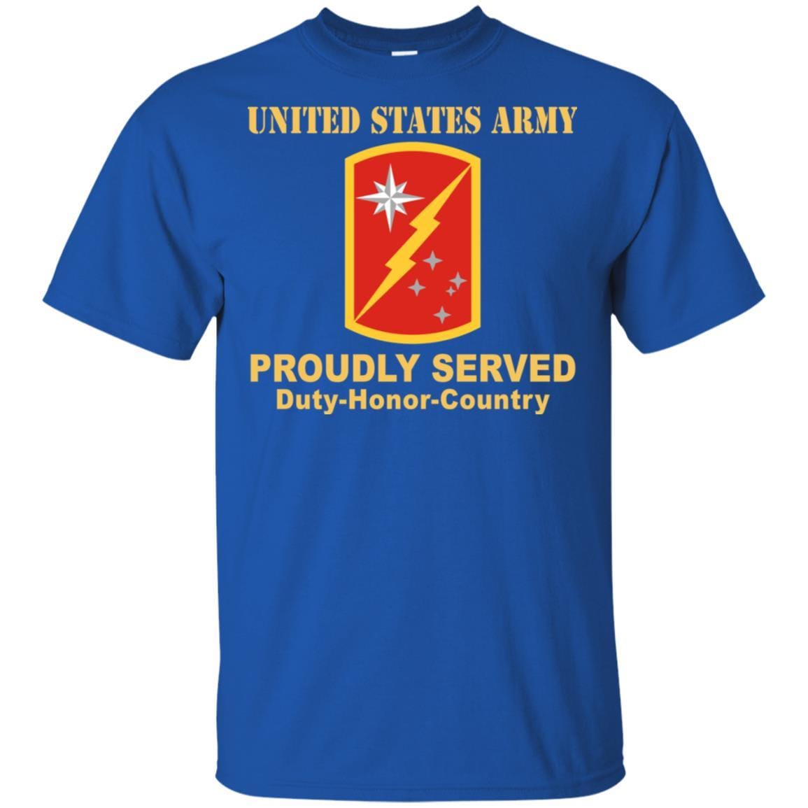 US ARMY 45TH SUSTAINMENT BRIGADE- Proudly Served T-Shirt On Front For Men-TShirt-Army-Veterans Nation