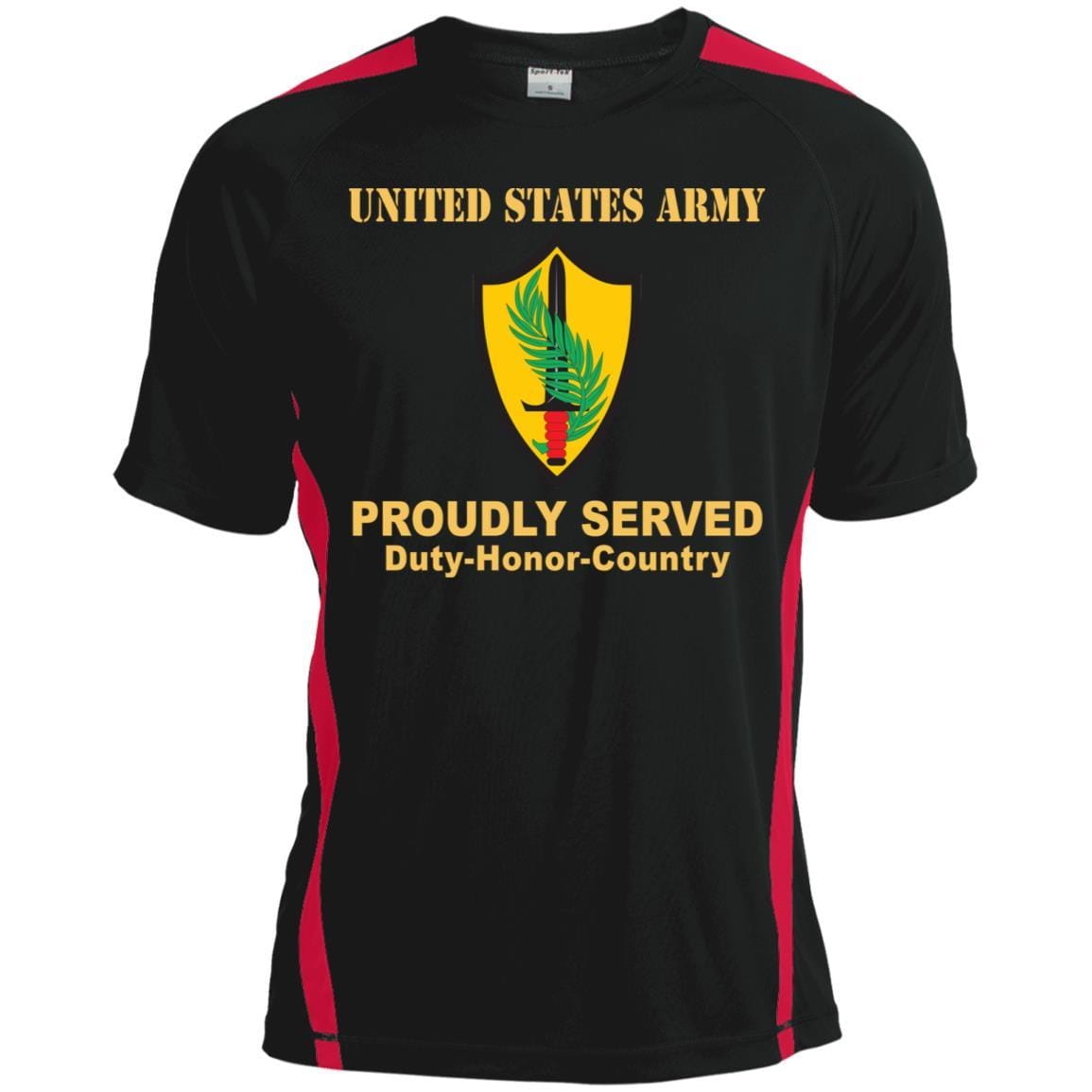 US ARMY CSIB ELEMENT UNITED STATES CENTRAL COMMAND- Proudly Served T-Shirt On Front For Men-TShirt-Army-Veterans Nation