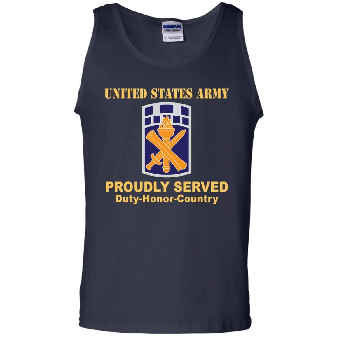 US ARMY 351ST CIVIL AFFAIRS COMMAND- Proudly Served T-Shirt On Front For Men-TShirt-Army-Veterans Nation
