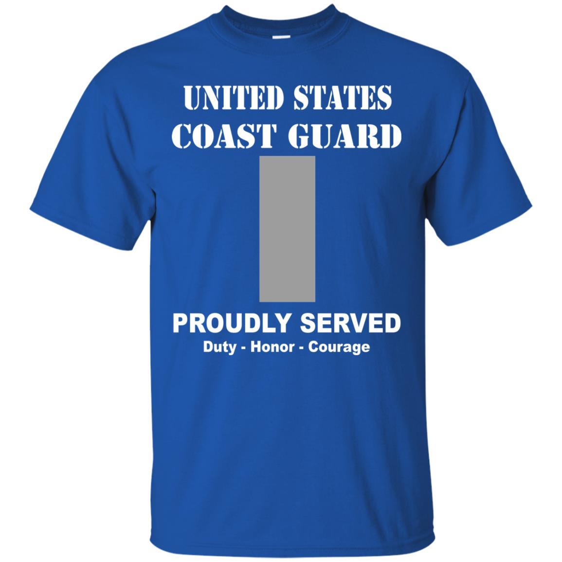 US Coast Guard O-2 Lieutenant Junior Grade O2 LTJG Junior Officer Men Front USCG T Shirt-TShirt-USCG-Veterans Nation