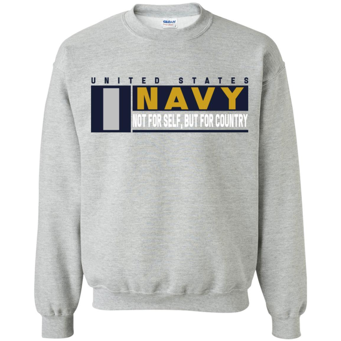 US Navy O-2 Lieutenant Junior Grade O2 LTJG Not For Self, But For Country Long Sleeve - Pullover Hoodie-TShirt-Navy-Veterans Nation
