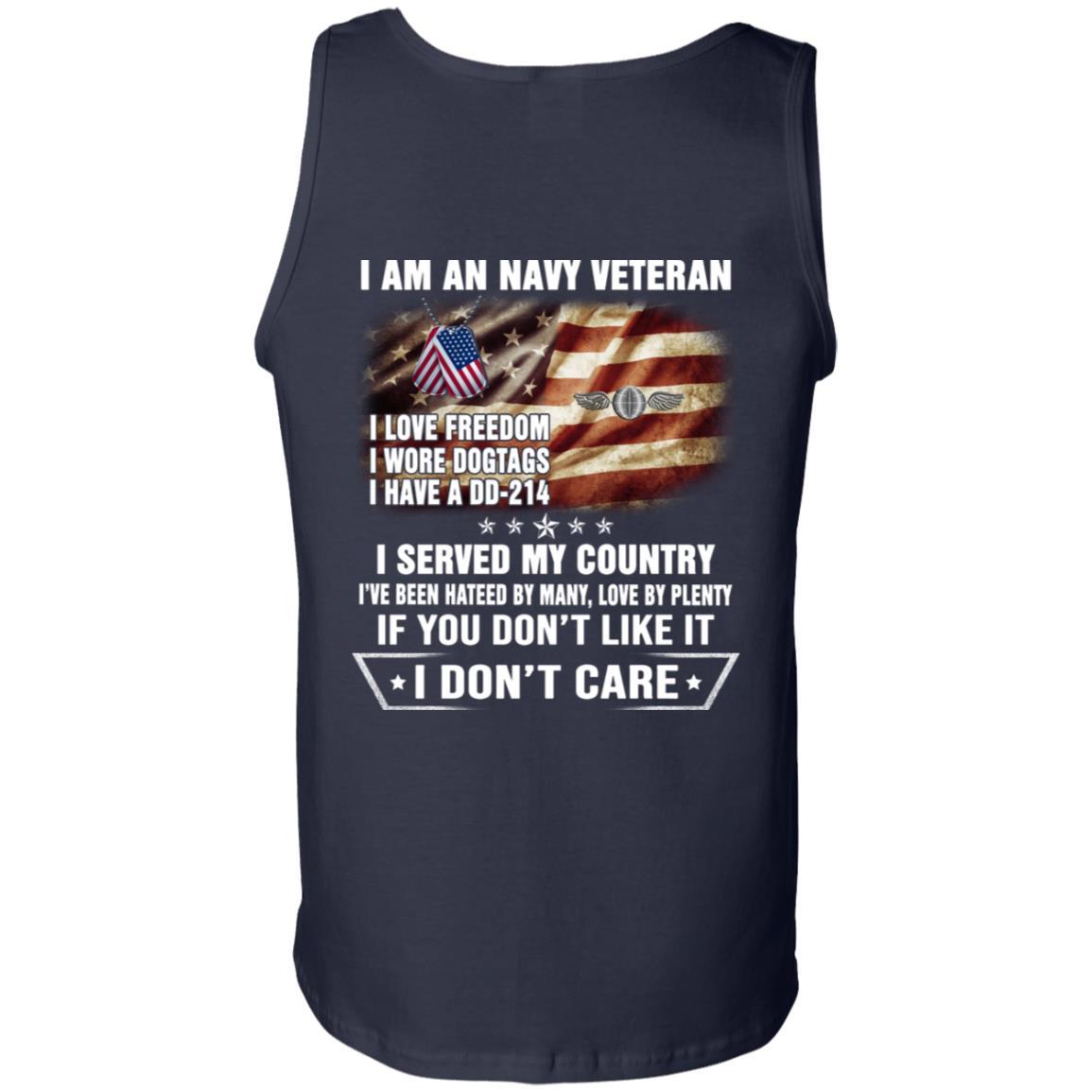 I Am An Navy Aviation Electricians Mate Navy AE Veteran T-Shirt On Back-TShirt-Navy-Veterans Nation