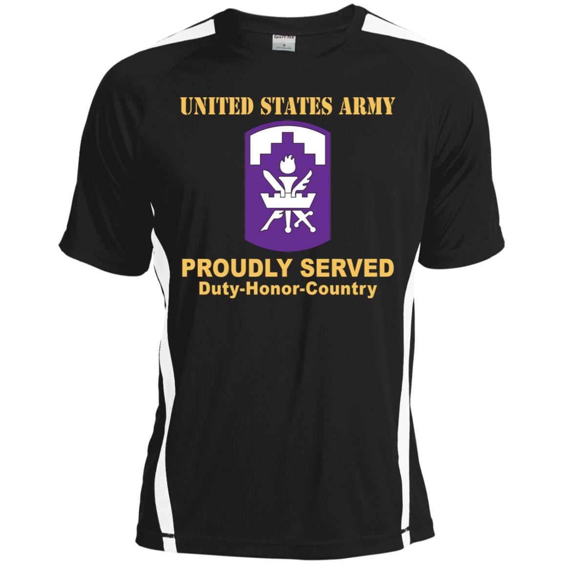 US ARMY 353 CIVIL AFFAIRS COMMAND- Proudly Served T-Shirt On Front For Men-TShirt-Army-Veterans Nation