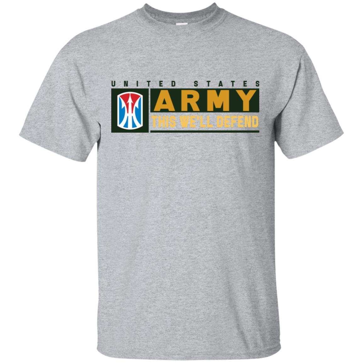 US Army 11TH INFANTRY BRIGADE- This We'll Defend T-Shirt On Front For Men-TShirt-Army-Veterans Nation