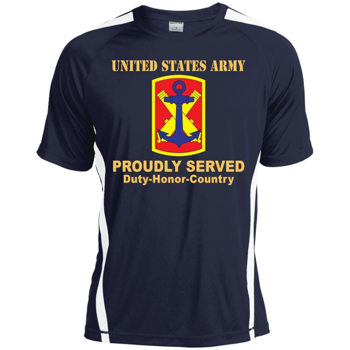 US ARMY 103 FIELD ARTILLERY BRIGADE- Proudly Served T-Shirt On Front For Men-TShirt-Army-Veterans Nation