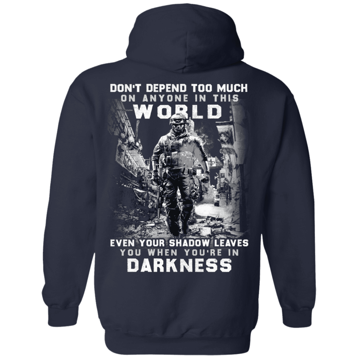 Military T-Shirt "Veteran - Don't Defend Too Much Anyone In This World"-TShirt-General-Veterans Nation