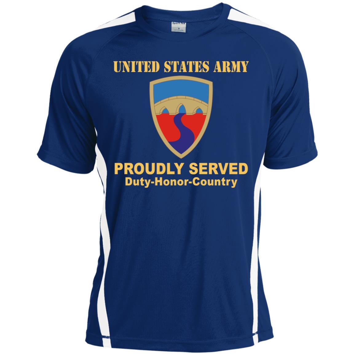 US ARMY 304TH SUSTAINMENT BRIGADE- Proudly Served T-Shirt On Front For Men-TShirt-Army-Veterans Nation