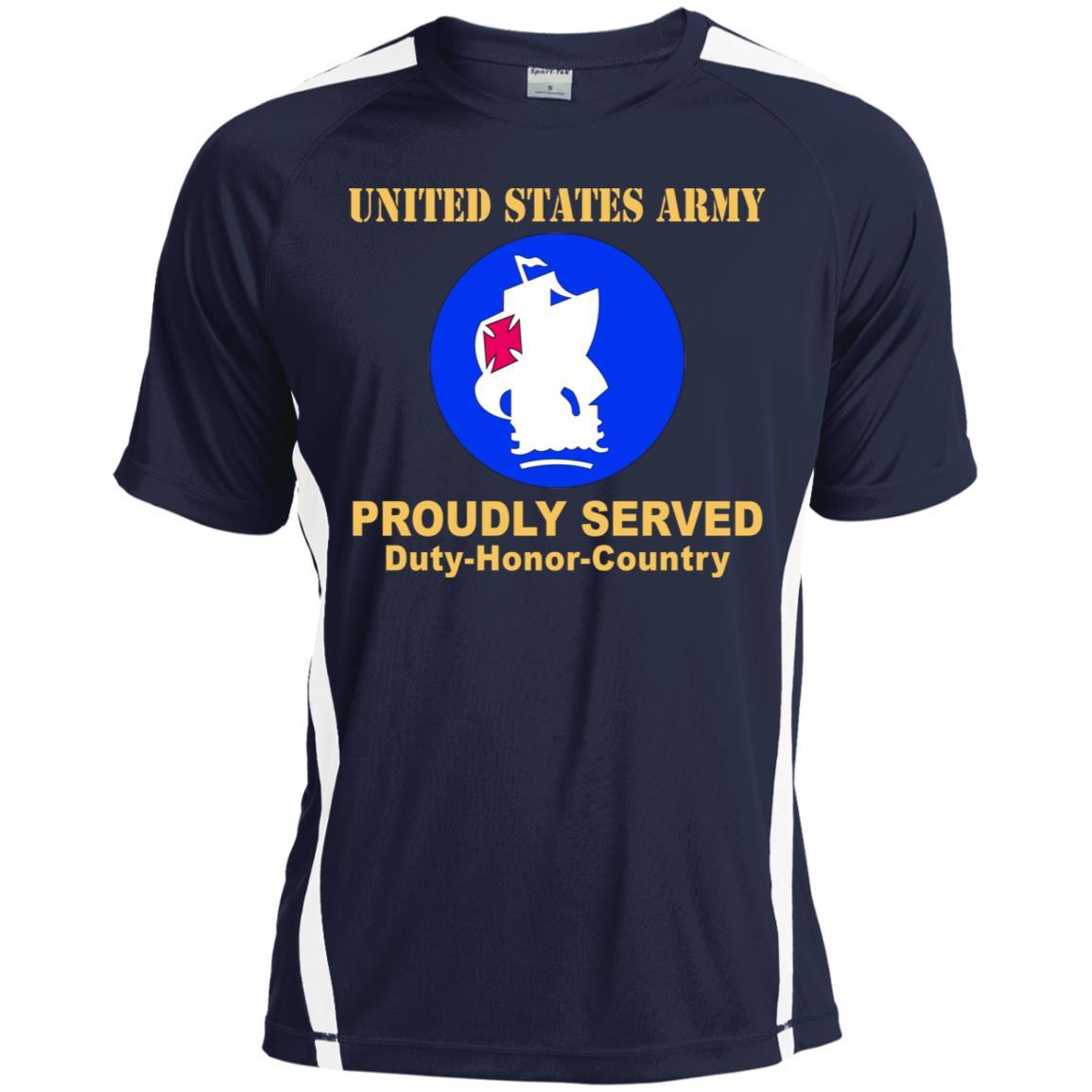 US ARMY SOUTH CSIB- Proudly Served T-Shirt On Front For Men-TShirt-Army-Veterans Nation