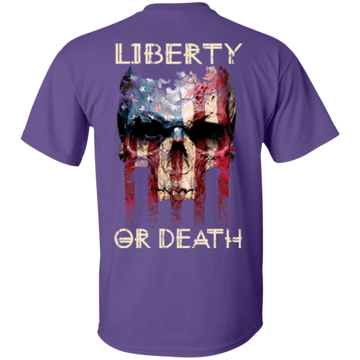 Military T-Shirt "Liberty Or Death"-TShirt-General-Veterans Nation