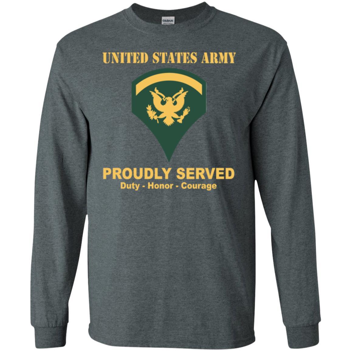 US Army E-5 SPC E5 Specialist Ranks Men Front Shirt US Army Rank-TShirt-Army-Veterans Nation