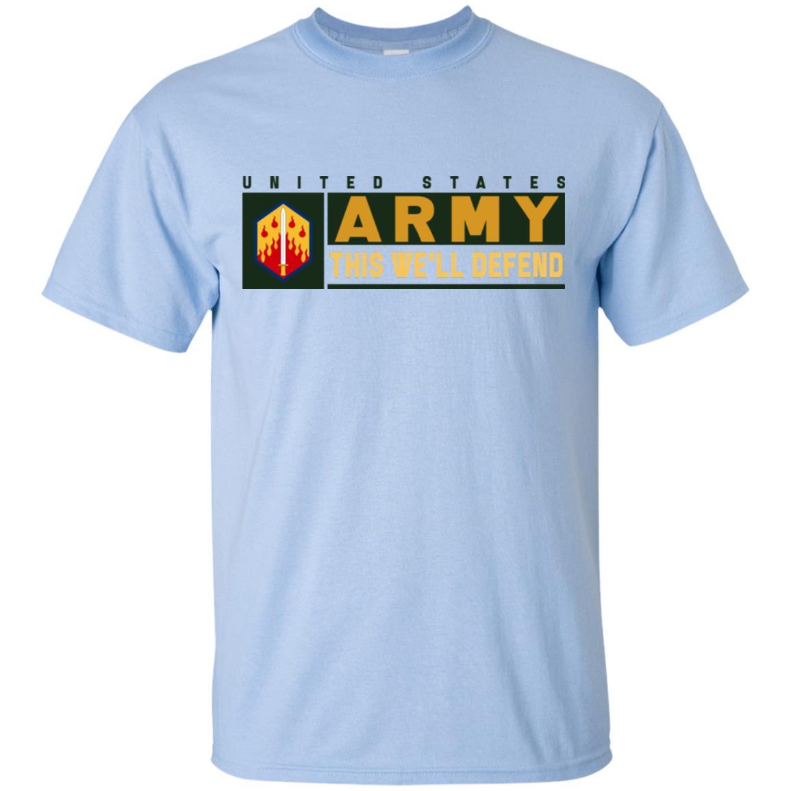 US Army 48TH CHEMICAL BRIGADE- This We'll Defend T-Shirt On Front For Men-TShirt-Army-Veterans Nation