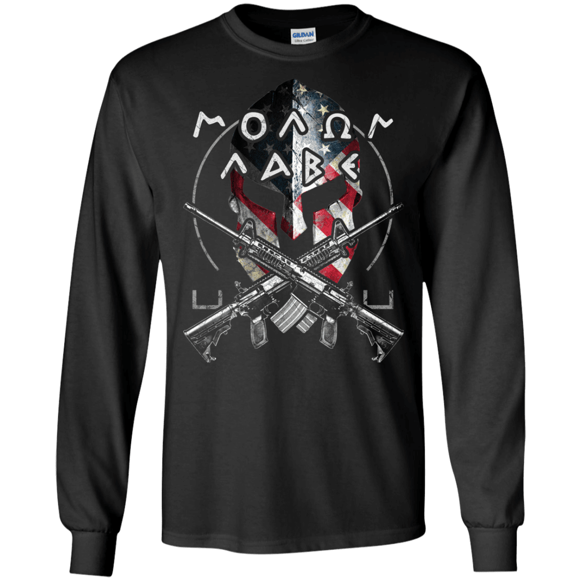 Military T-Shirt "Veteran - Molon Labe - Come And Take Them"-TShirt-General-Veterans Nation