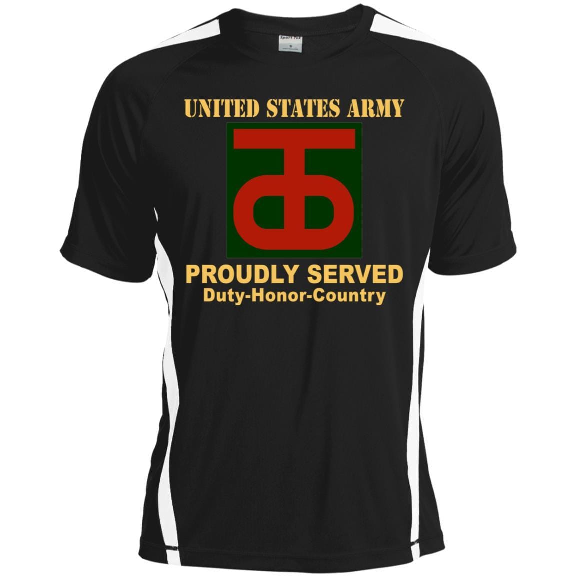 US ARMY 90 SUSTAINMENT BRIGADE - Proudly Served T-Shirt On Front For Men-TShirt-Army-Veterans Nation