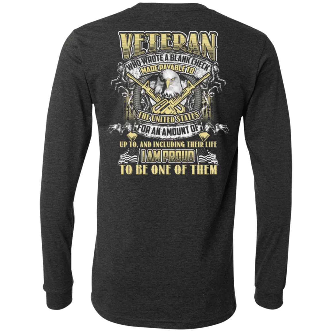 Military T-Shirt "Proud To Be Veteran"-TShirt-General-Veterans Nation