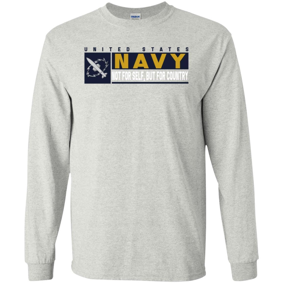 Navy Missile Technician Navy MT- Not for self Long Sleeve - Pullover Hoodie-TShirt-Navy-Veterans Nation