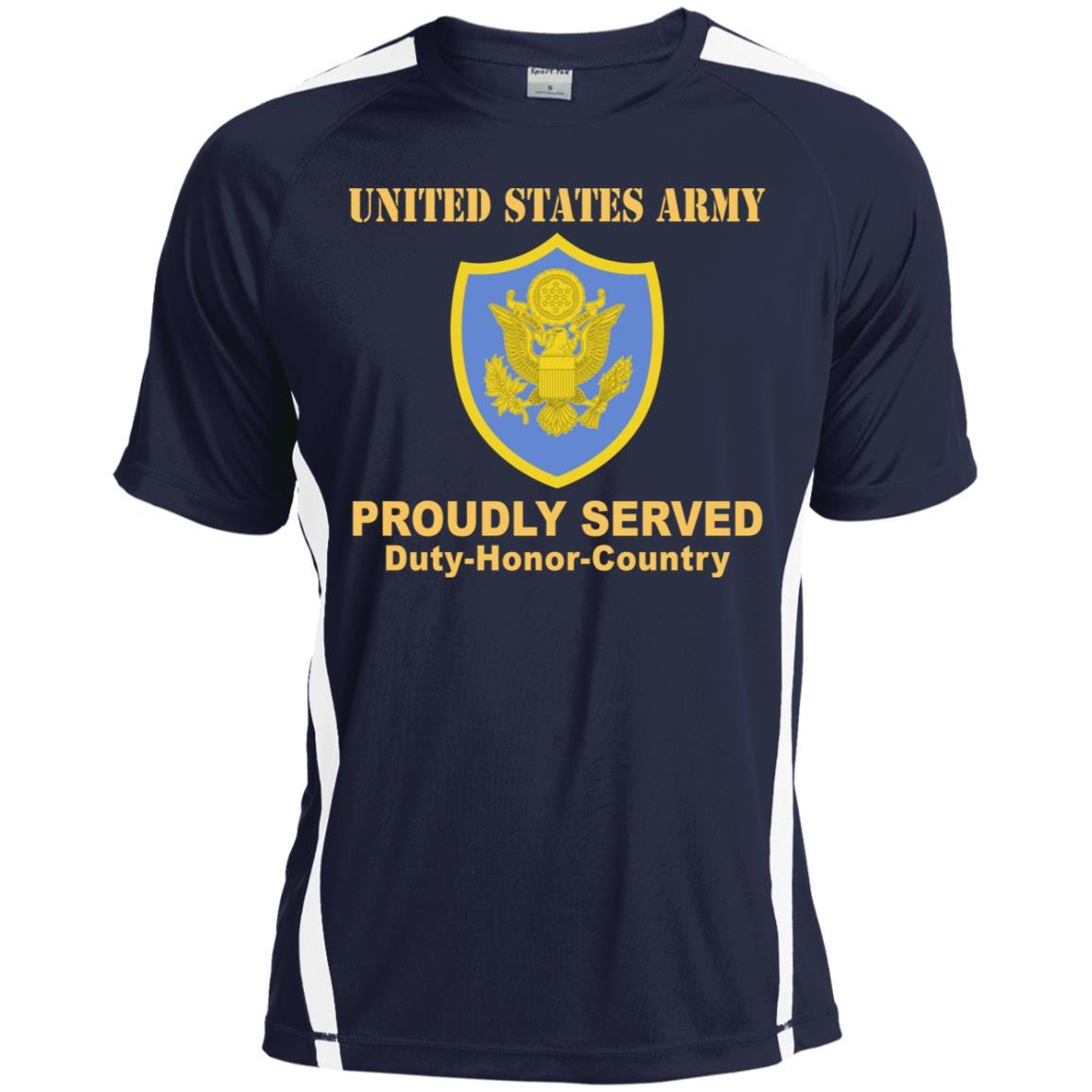 US ARMY PERSONNEL IN DOD AND JOINT ACTIVITIES- Proudly Served T-Shirt On Front For Men-TShirt-Army-Veterans Nation