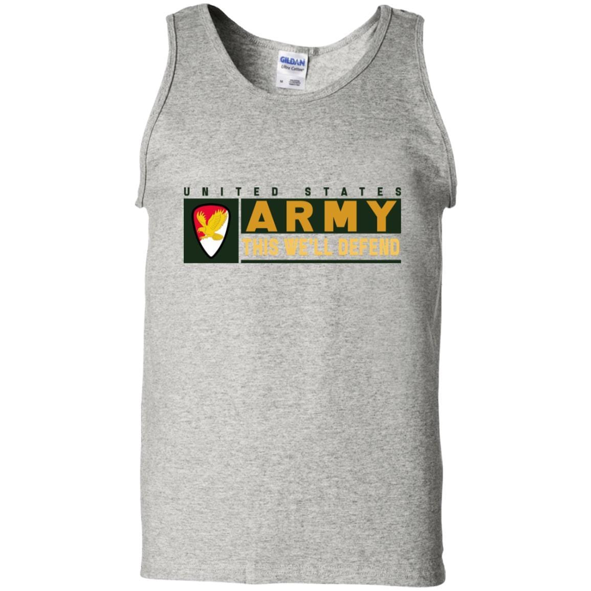 US Army 21ST CAVALRY BRIGADE- This We'll Defend T-Shirt On Front For Men-TShirt-Army-Veterans Nation