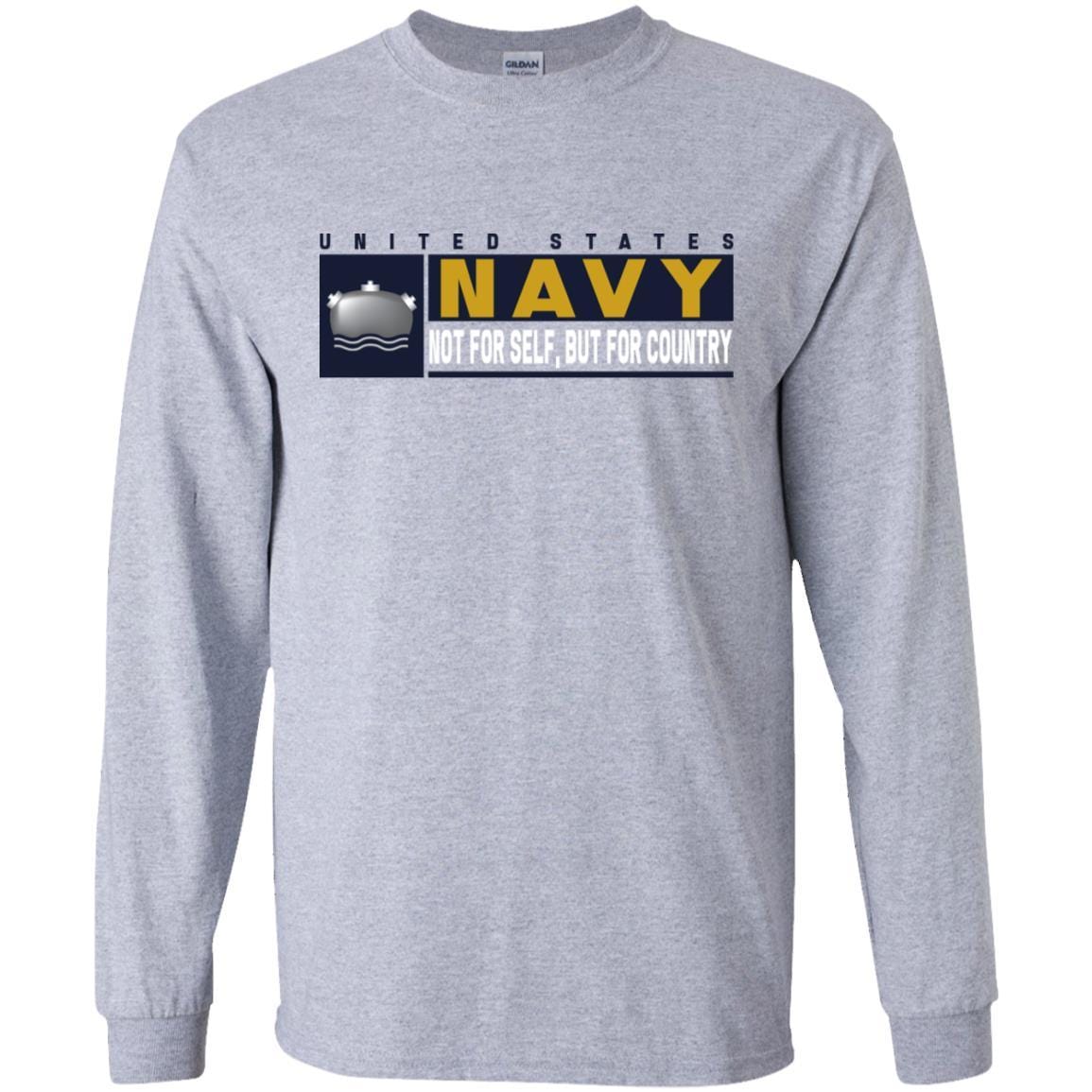 Navy Mineman Navy MN- Not for self Long Sleeve - Pullover Hoodie-TShirt-Navy-Veterans Nation