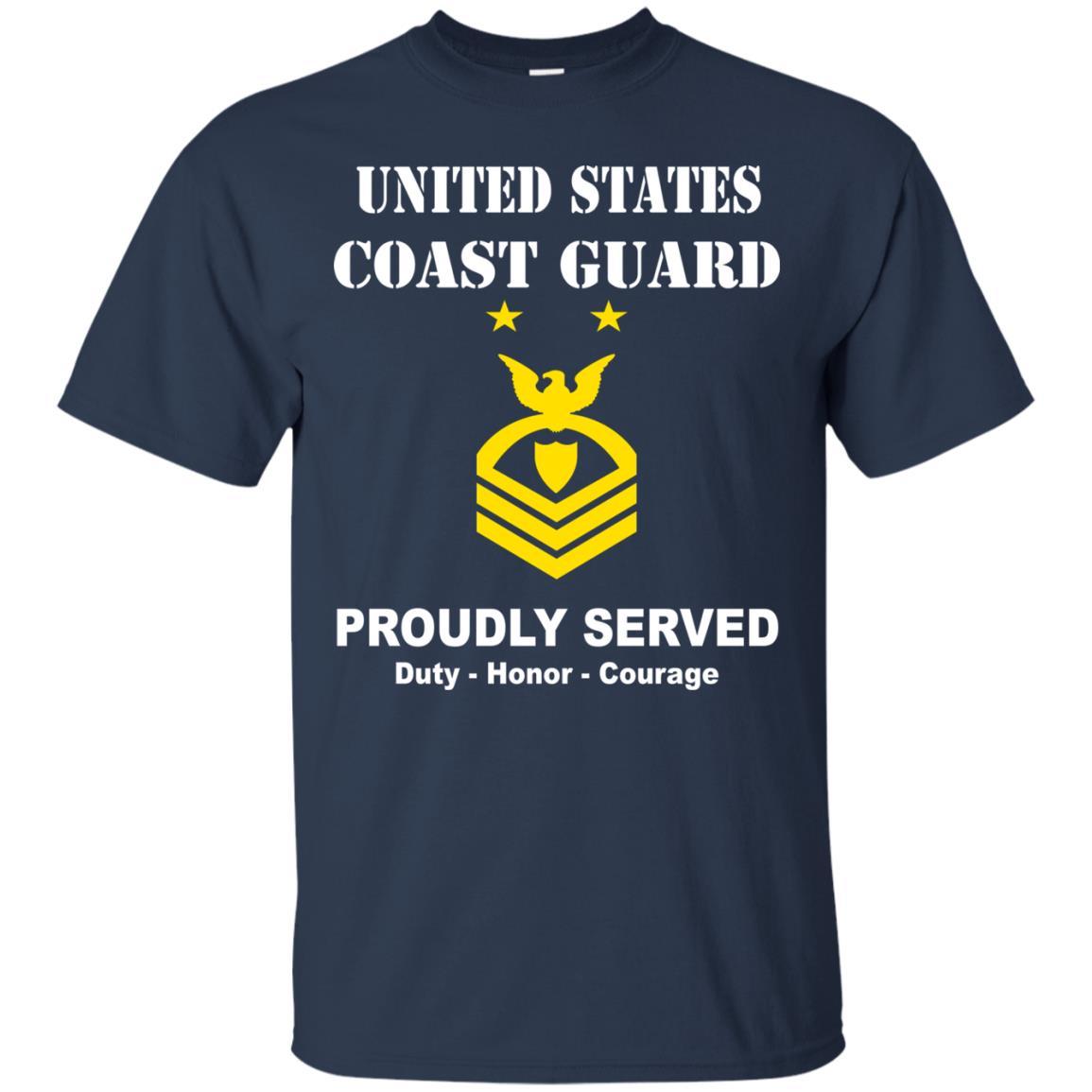 US Coast Guard E-9 Command Master Chief Petty Officer E9 CMC Chief Petty Officer Men Front USCG T Shirt-TShirt-USCG-Veterans Nation