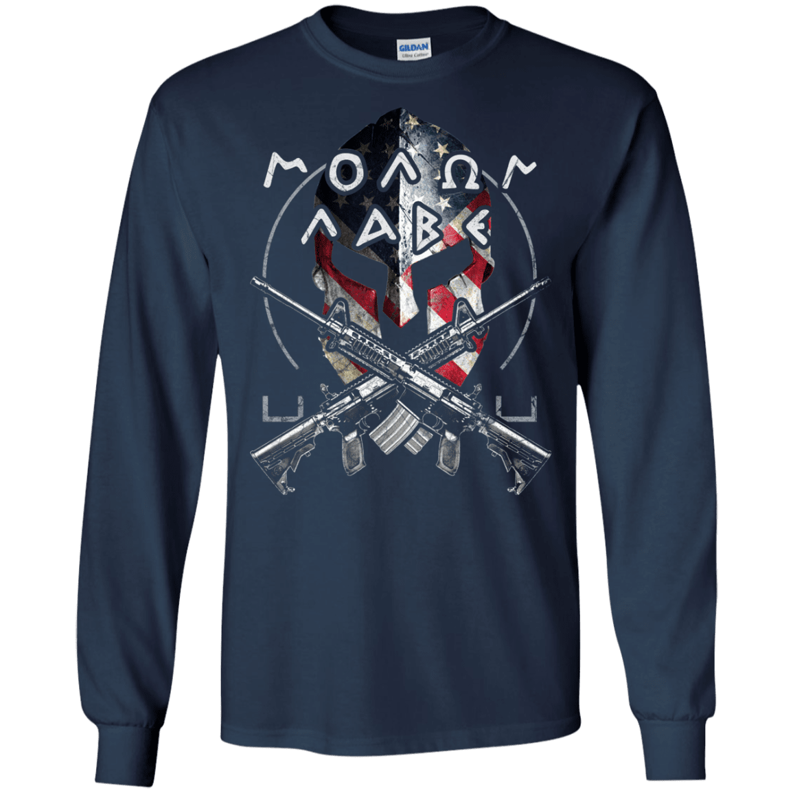 Military T-Shirt "Veteran - Molon Labe - Come And Take Them"-TShirt-General-Veterans Nation