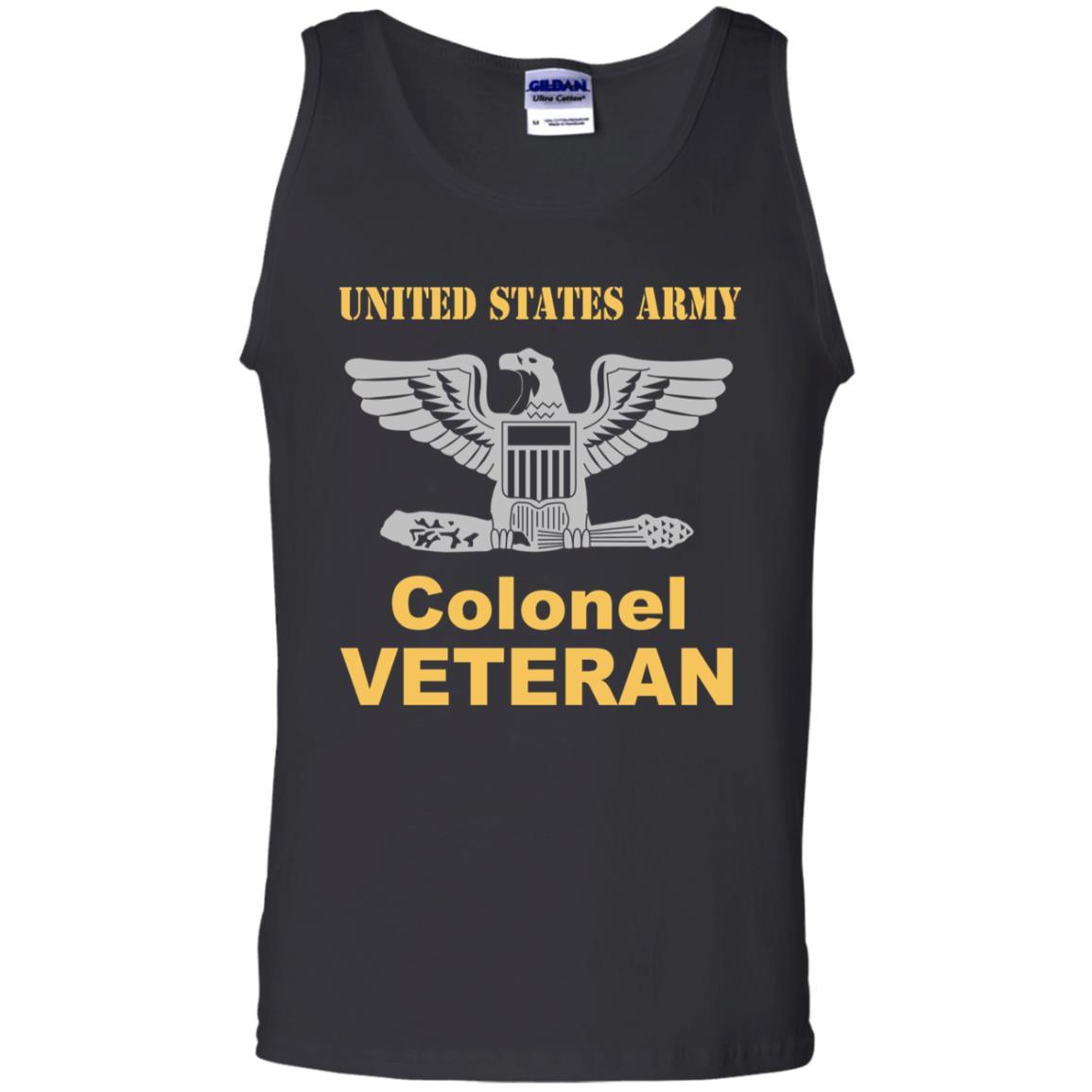 US Army O-6 Colonel O6 COL Field Officer Veteran Men T Shirt On Front-TShirt-Army-Veterans Nation