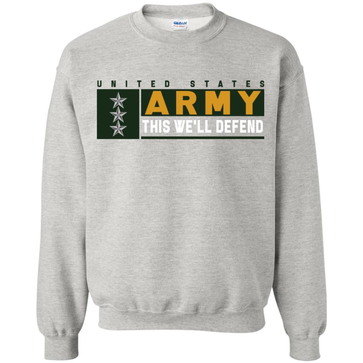 US Army O-9 This We Will Defend Long Sleeve - Pullover Hoodie-TShirt-Army-Veterans Nation