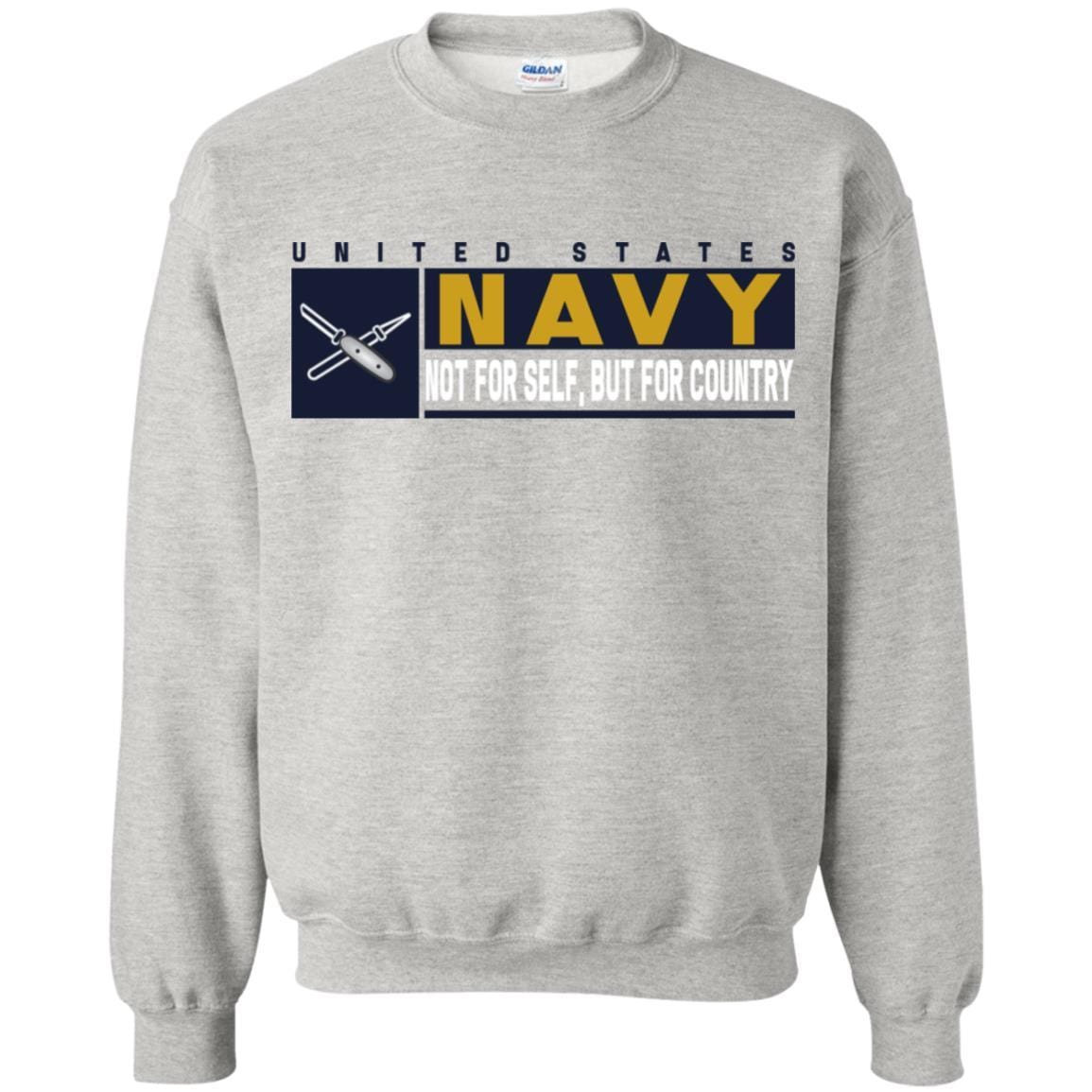 Navy Lithographer Navy LI- Not for self Long Sleeve - Pullover Hoodie-TShirt-Navy-Veterans Nation