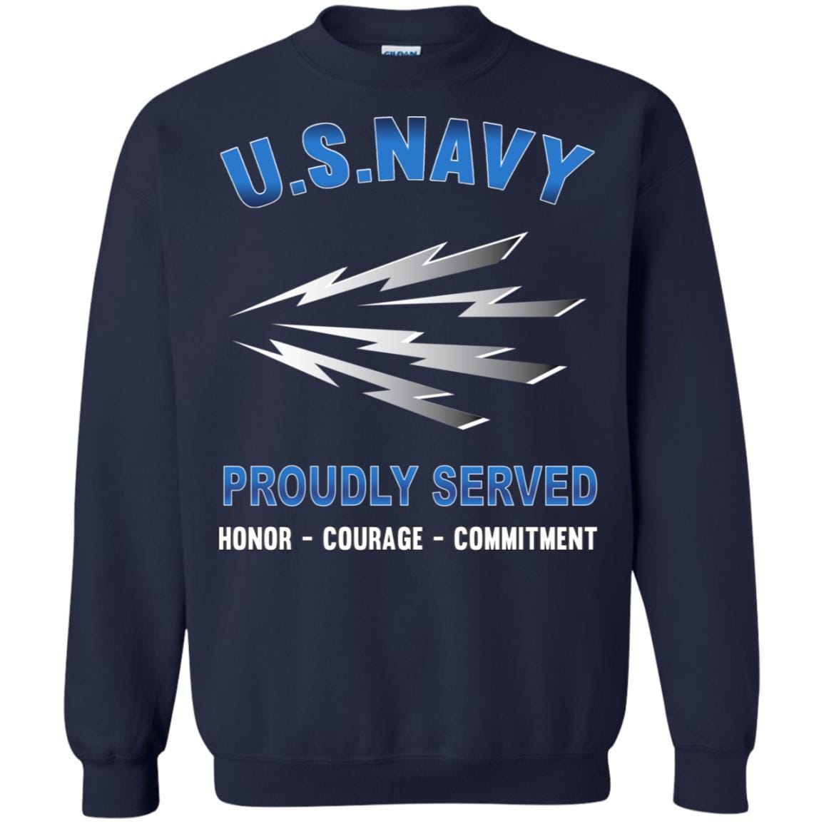 U.S Navy Radioman Navy RM - Proudly Served T-Shirt For Men On Front-TShirt-Navy-Veterans Nation