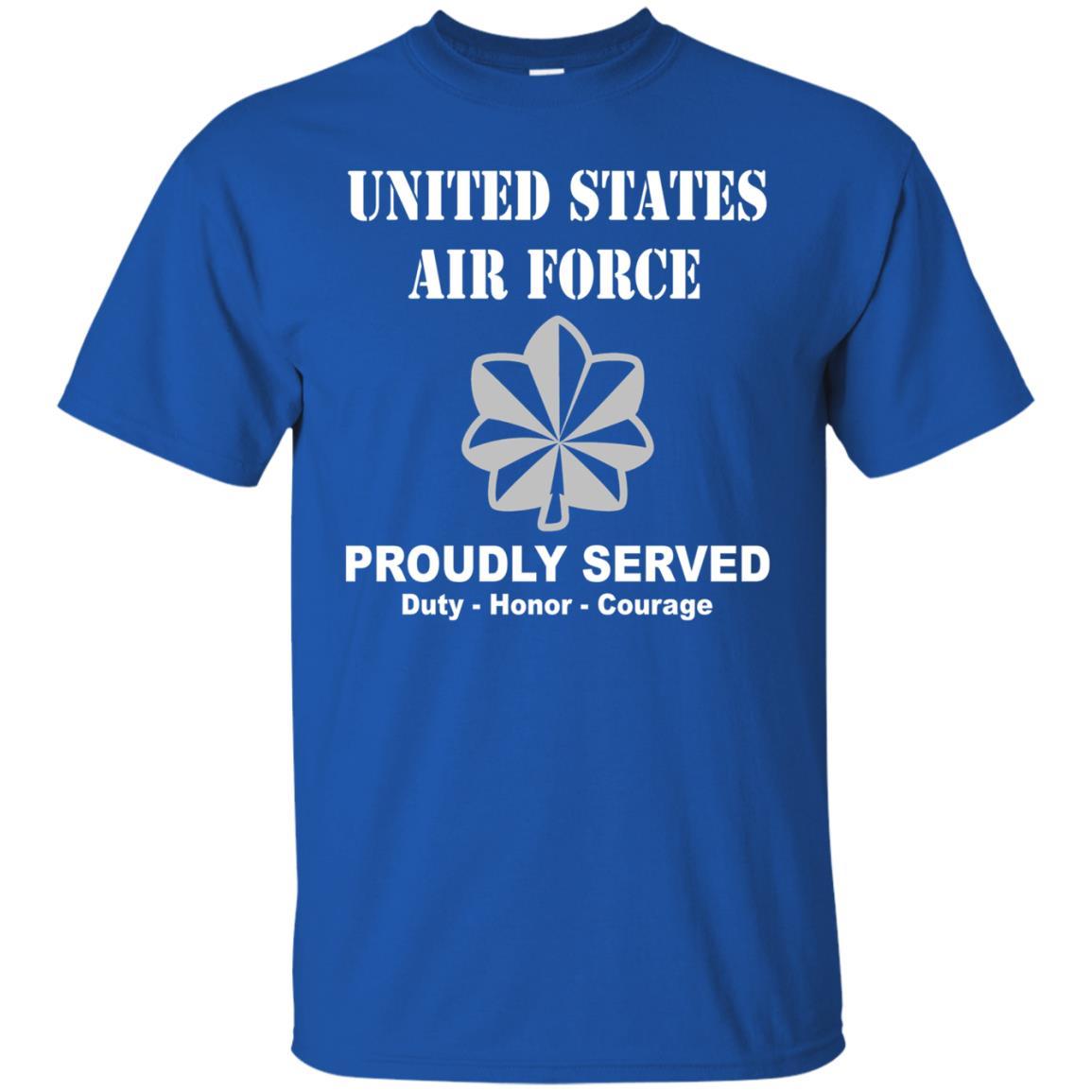 US Air Force O-5 Lieutenant Colonel Lt Co O5 Field Officer Ranks Men Front T Shirt For Air Force-TShirt-USAF-Veterans Nation