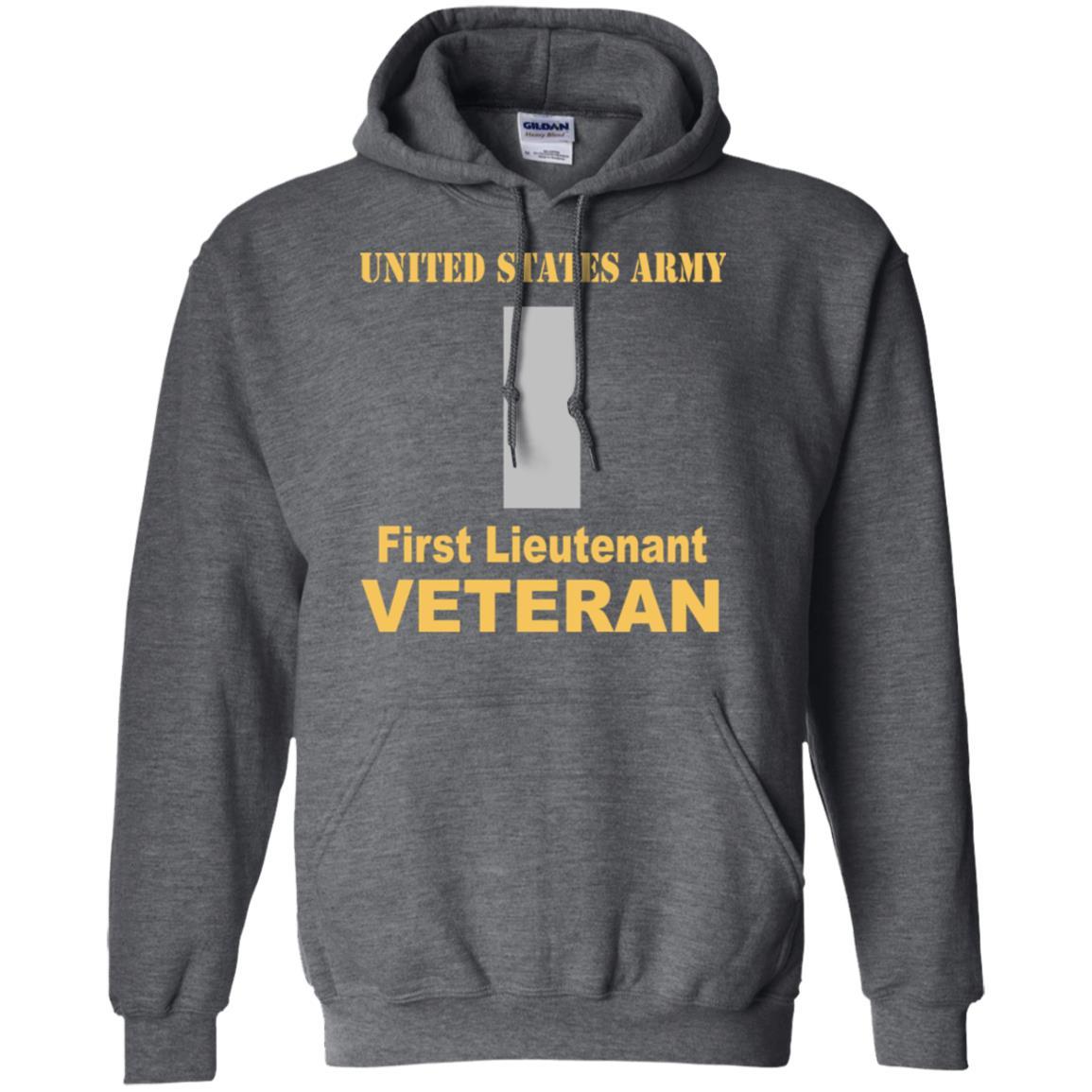 US Army O-2 First Lieutenant O2 1LT Commissioned Officer Veteran Men T Shirt On Front-TShirt-Army-Veterans Nation