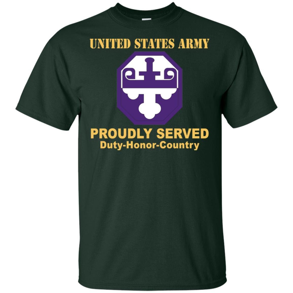 US ARMY 352 CIVIL AFFAIRS COMMAND- Proudly Served T-Shirt On Front For Men-TShirt-Army-Veterans Nation