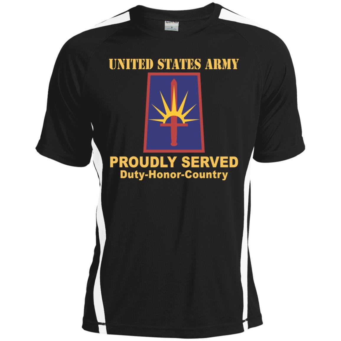 US ARMY NEW YORK ARMY NATIONAL GUARD ELEMENT JT FRC HQ- Proudly Served T-Shirt On Front For Men-TShirt-Army-Veterans Nation
