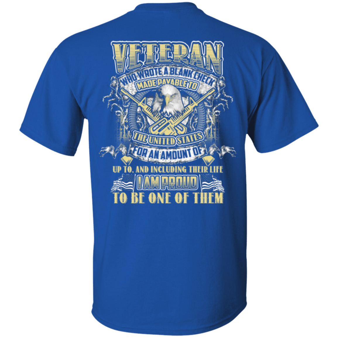 Military T-Shirt "Proud To Be Veteran"-TShirt-General-Veterans Nation