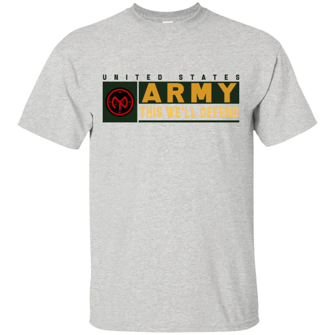 US Army 27TH INFANTRY BRIGADE COMBAT TEAM- This We'll Defend T-Shirt On Front For Men-TShirt-Army-Veterans Nation