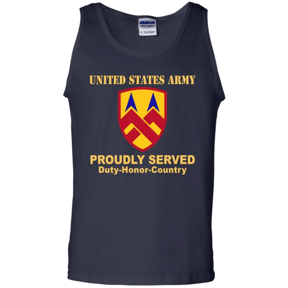 US ARMY 377TH THEATER SUSTAINMENT COMMAND- Proudly Served T-Shirt On Front For Men-TShirt-Army-Veterans Nation