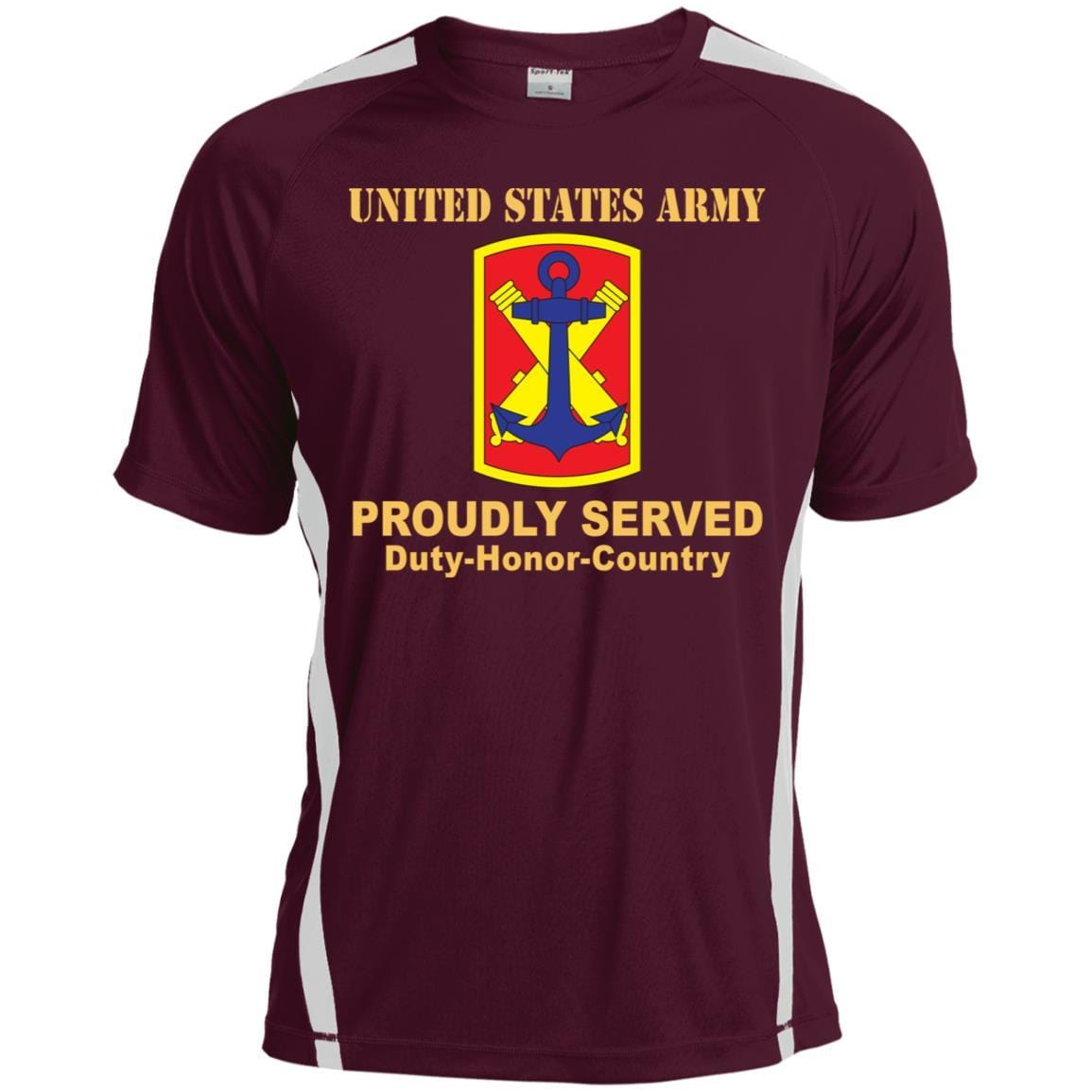 US ARMY 103 FIELD ARTILLERY BRIGADE- Proudly Served T-Shirt On Front For Men-TShirt-Army-Veterans Nation
