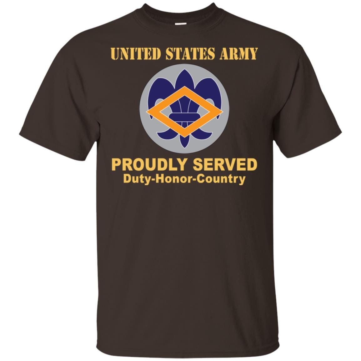 US ARMY 336TH FINANCE CENTER- Proudly Served T-Shirt On Front For Men-TShirt-Army-Veterans Nation