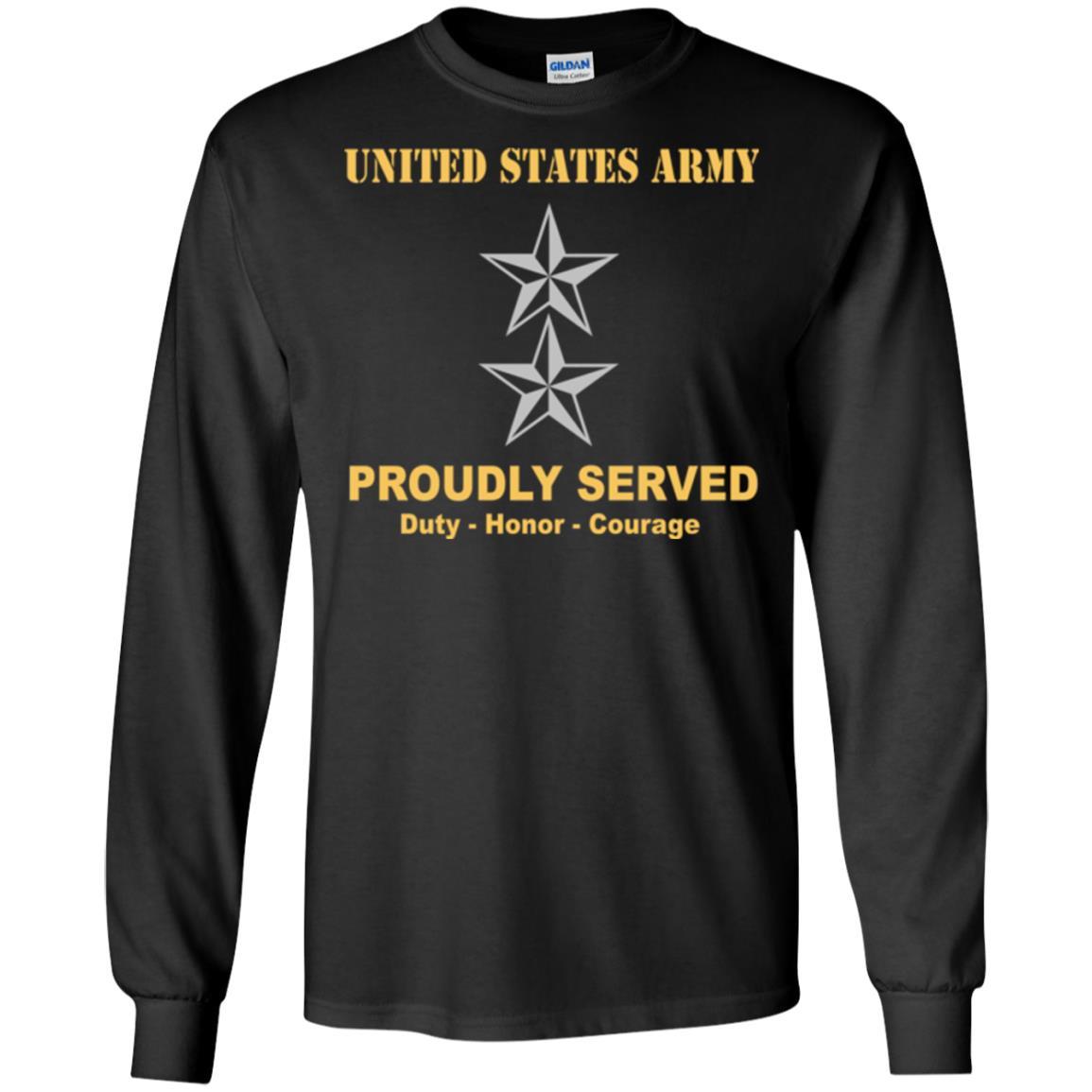 US Army O-8 Major General O8 MG General Officer Ranks Men Front Shirt US Army Rank-TShirt-Army-Veterans Nation